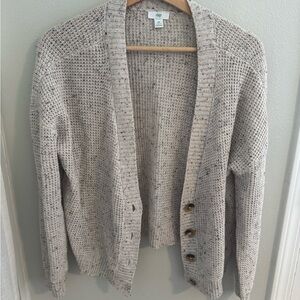 Dip Speckled Knit Cardigan
